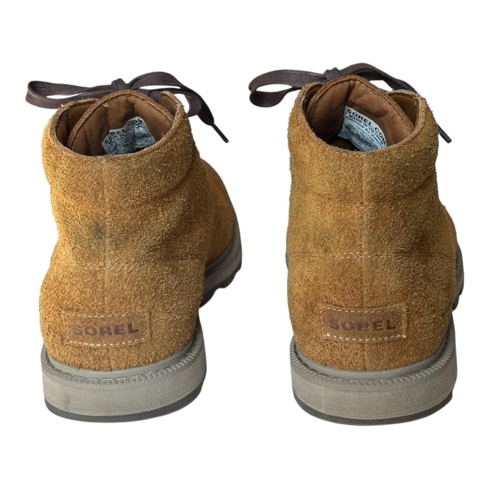 Sorel men’s waterproof chukka Madson II suede boot chestnut | size 8.5 - Picture 4 of 16
